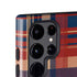 Red and Blue Plaid Galaxy S25 Ultra Impact Case
